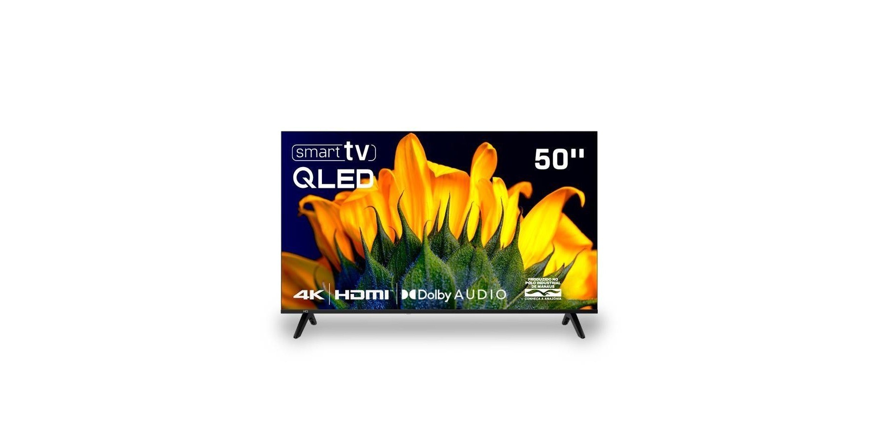 Smart TV HQ QLED 50 HQ-QLED50SM 4K Wi-Fi Bluetooth