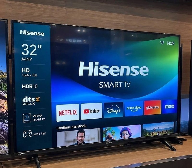 Hisense Smart TV HD 32 HDR10 DTS Virtual X