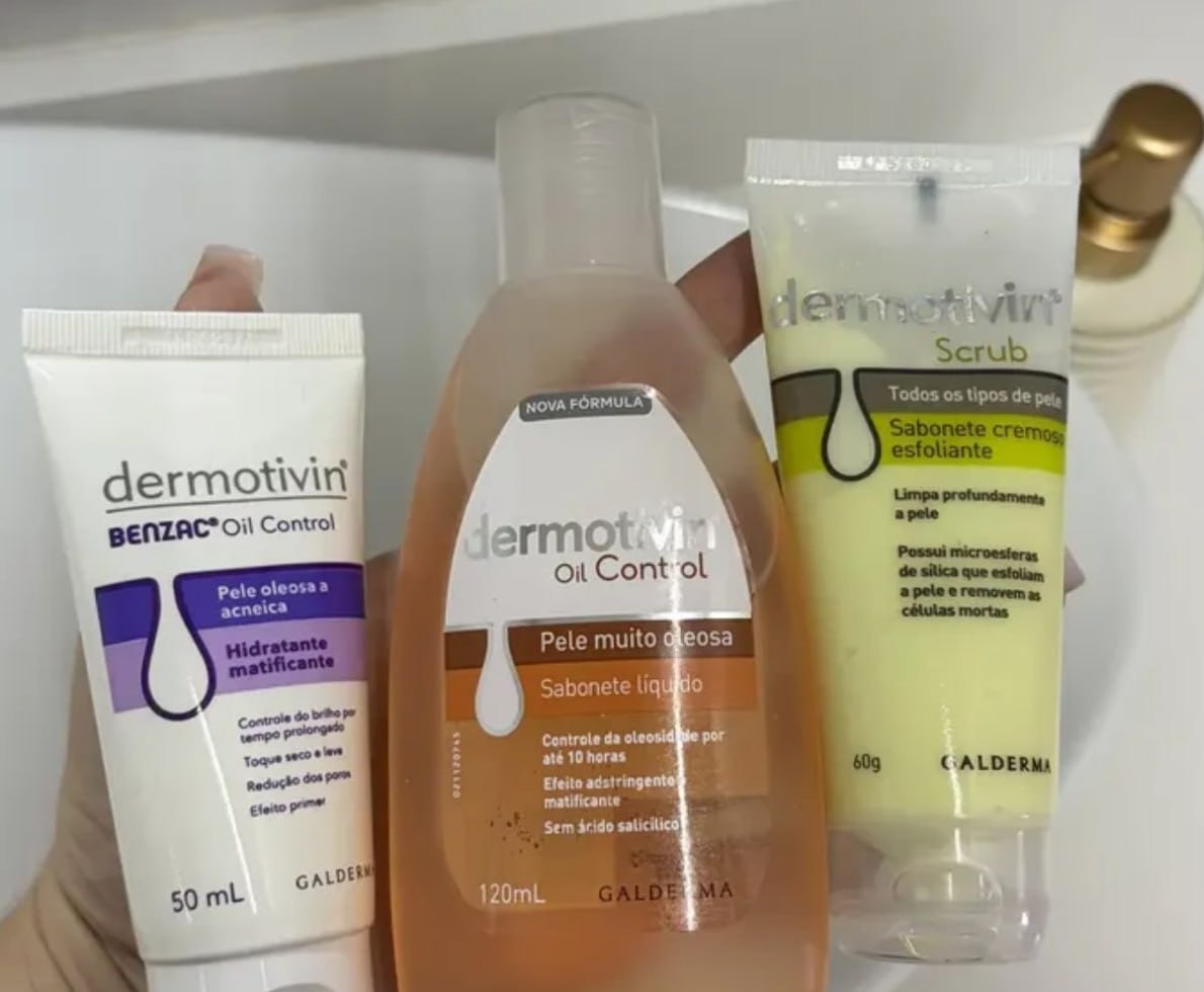 Kit Dermotivin Xô Oleosidade Sabonete 120ml