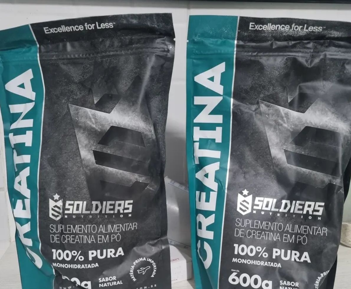 Kit 2 Unidades Creatina Soldiers Nutrition 600g