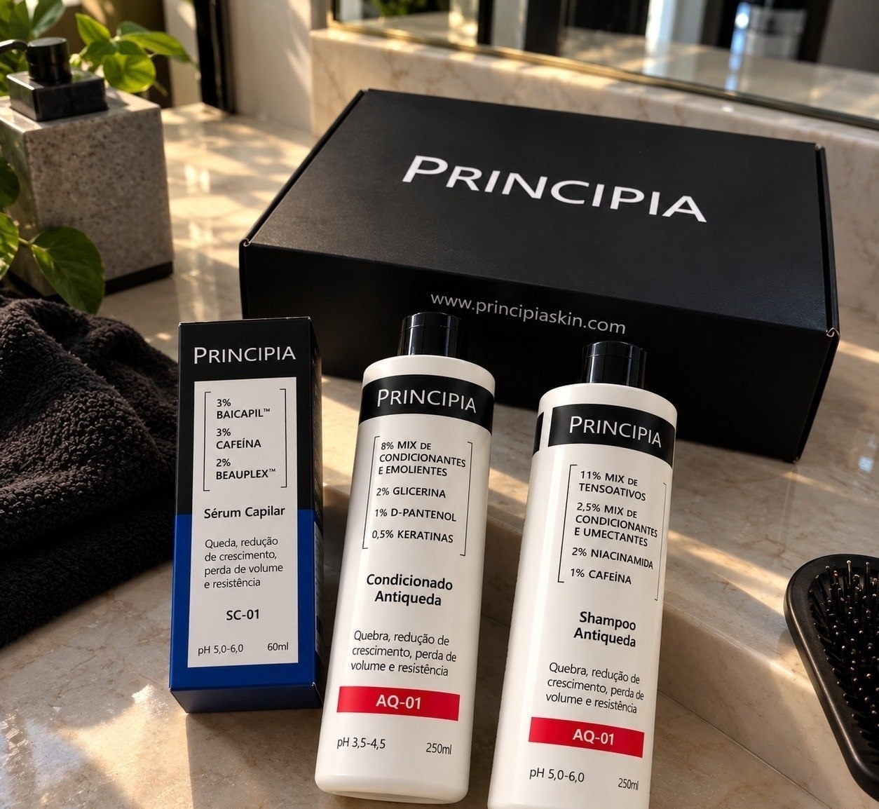 Kit Principia Shampoo Antiqueda Shampoo 250ml