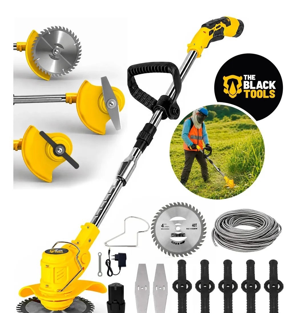 Roçadeira Aparador Grama A Bateria 21v 750w