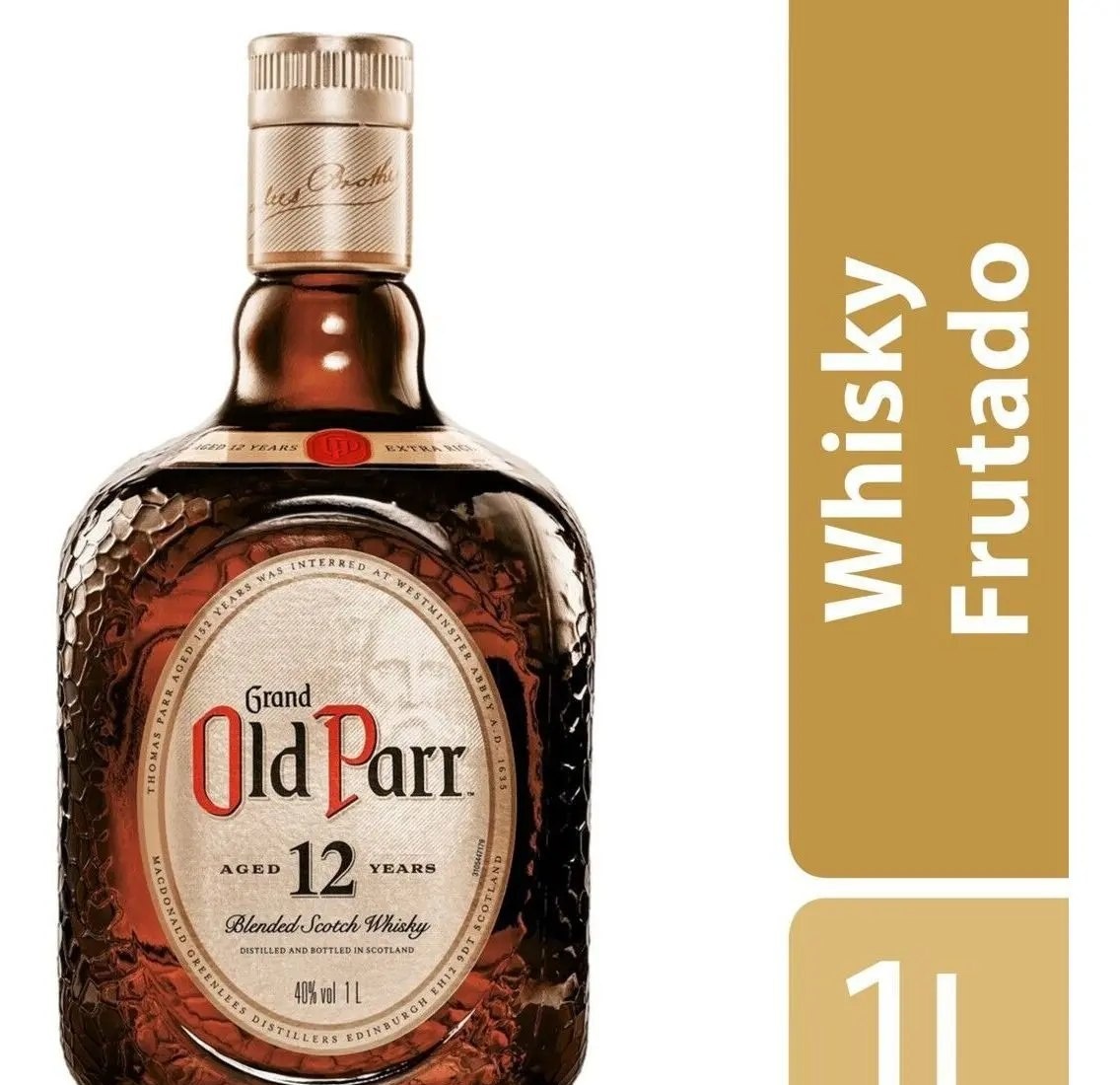 Whisky Blended Scotch 12 Anos 1 Litro Grand Old Parr
