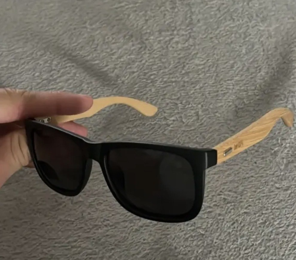 Óculos De Sol Masculino Polarizado Maya Glasses Madeira Bambu Classic