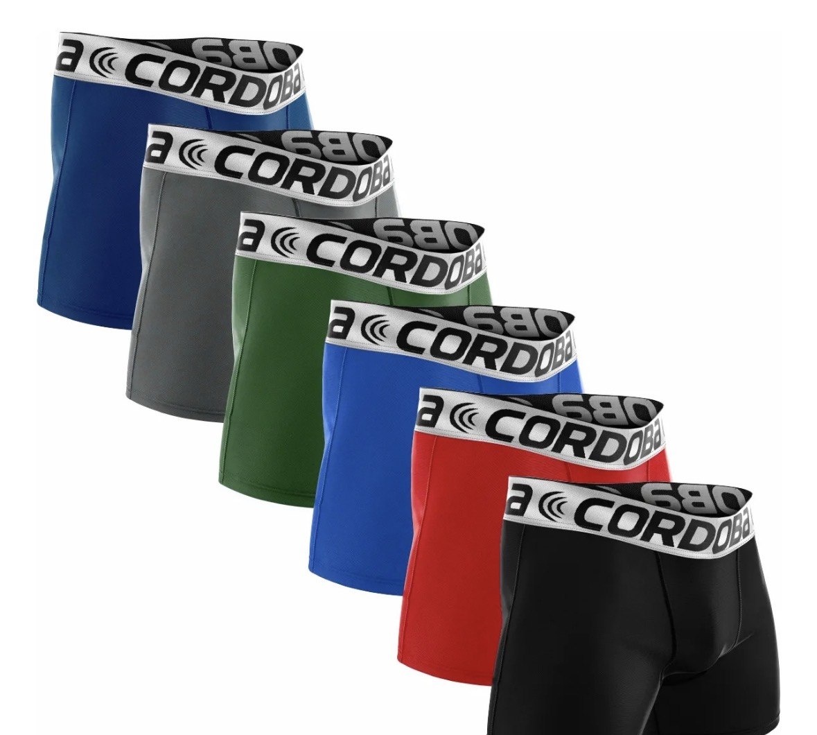 Kit 10 Cuecas Box Masculina Microfibra Cordoba