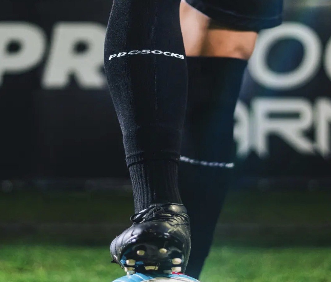 Kit Meia Antiderrapante Prosocks Grip Draft e Meião Cortado Canelito