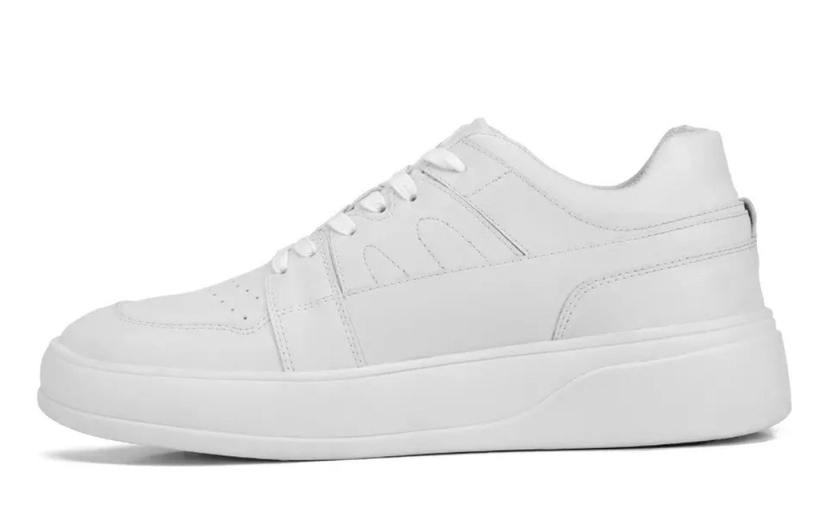 Tenis Plataforma Druon Branco 6cm De Altura