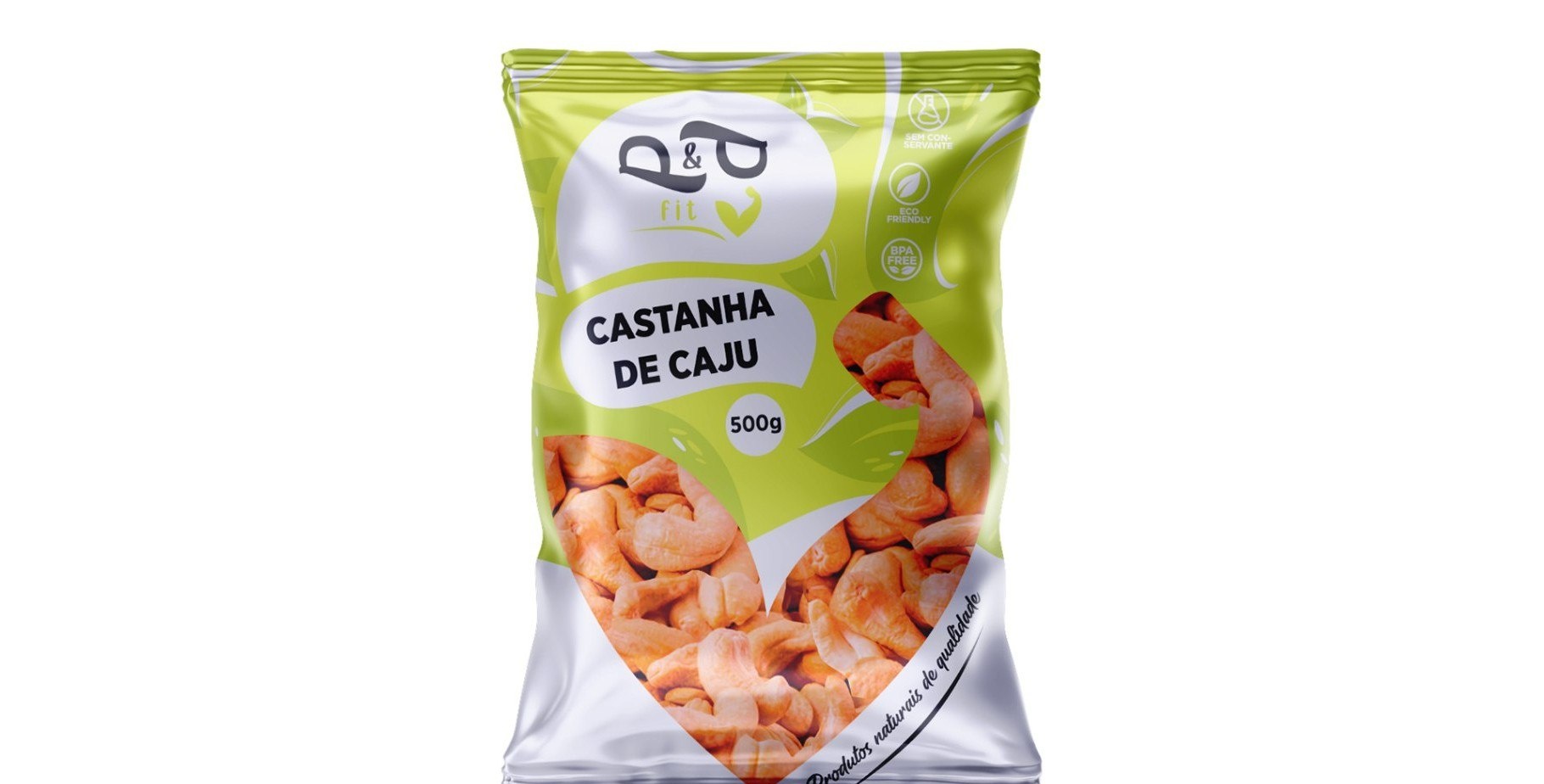 Castanha de Caju em PedaçoBandas 500g Torrada Com ou Sem Sal