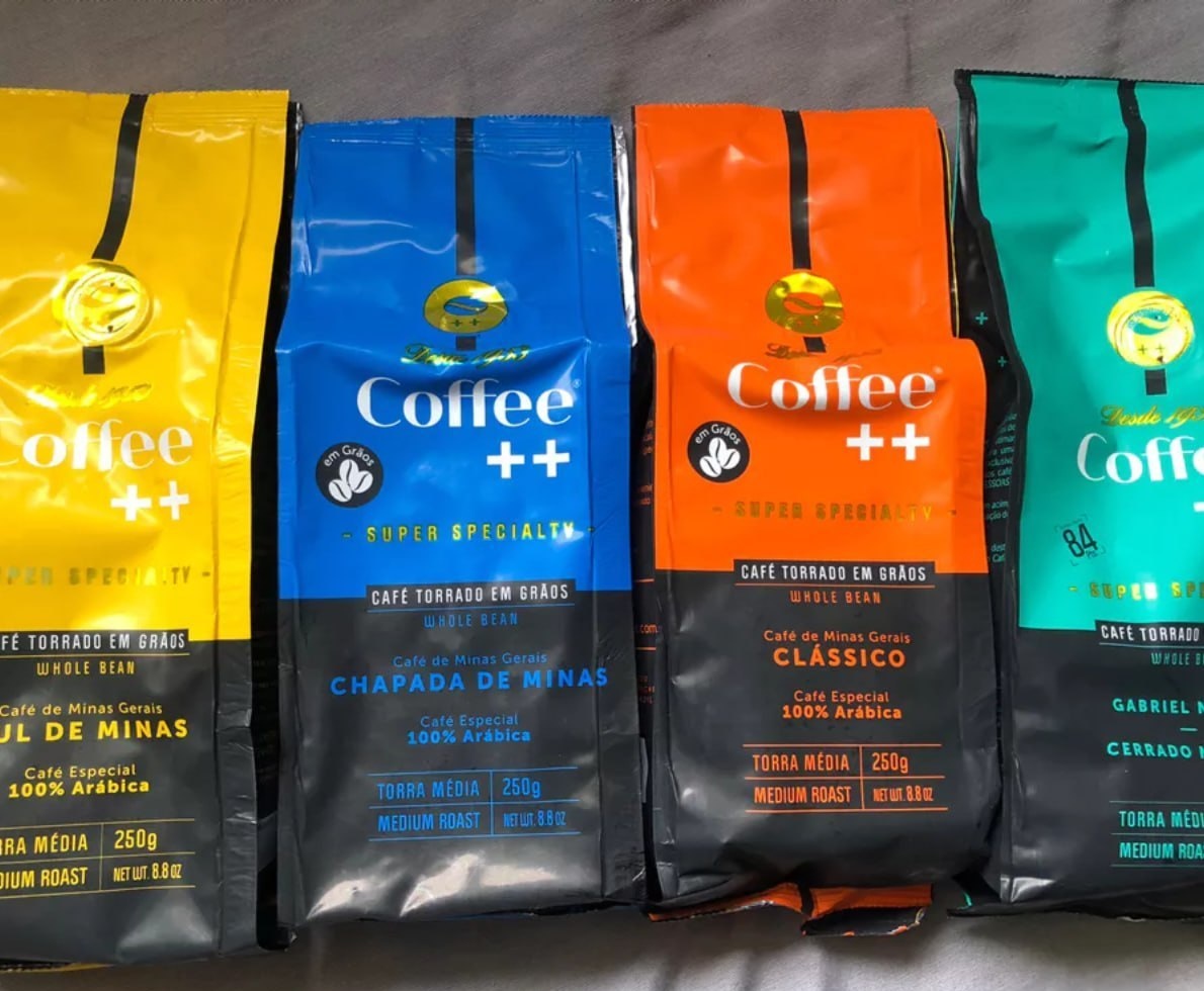 Kit 4 Cafés Especiais em Grãos Coffee 250g Cerrado