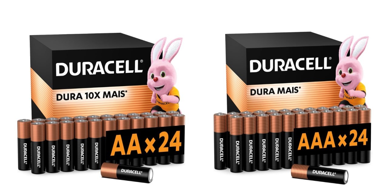 Pack 24un. Duracell Pilhas Alcalinas Pequena