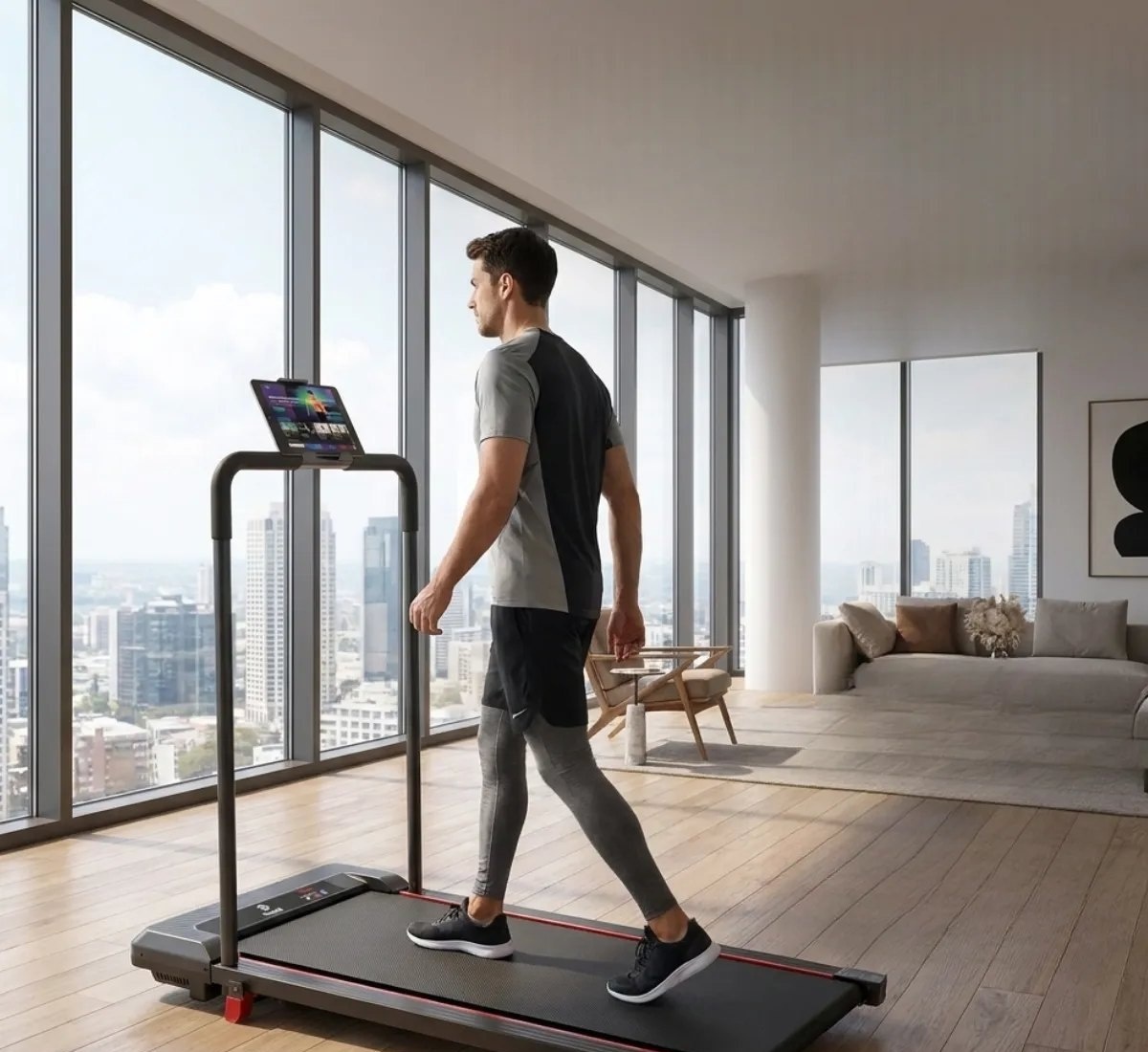 Esteira Ergométrica Elétrica Dobrável Residencial Cardio