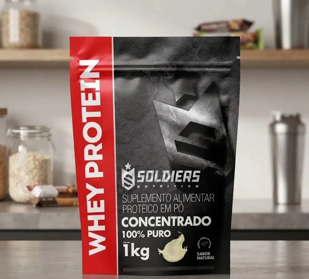 Whey Protein Concentrado 100 Puro - Soldiers Nutriton