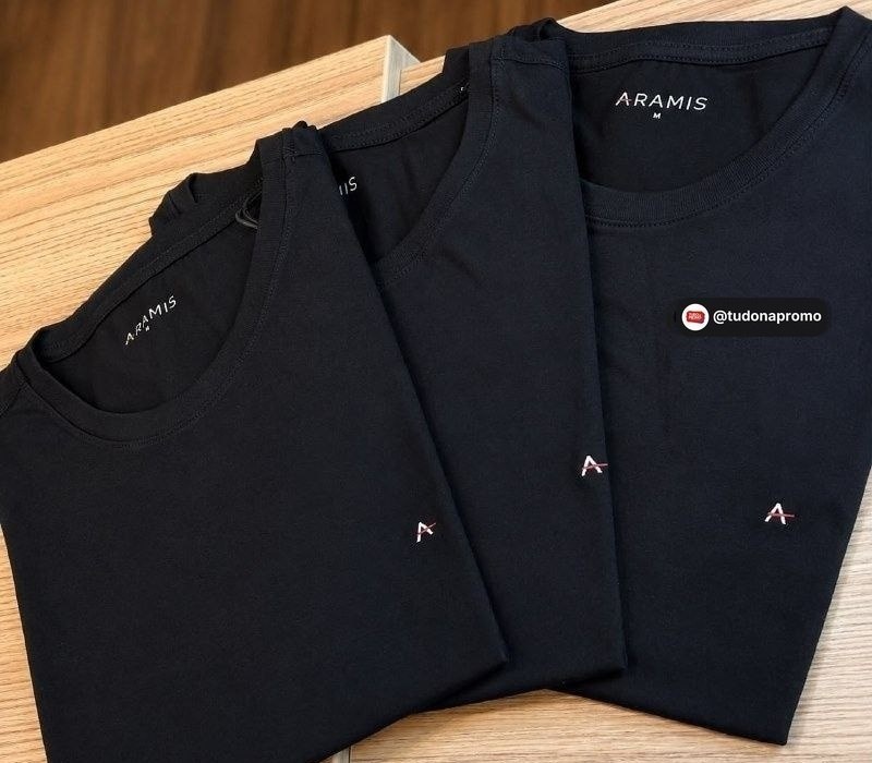 Kit com 2 Camisetas Aramis Basic