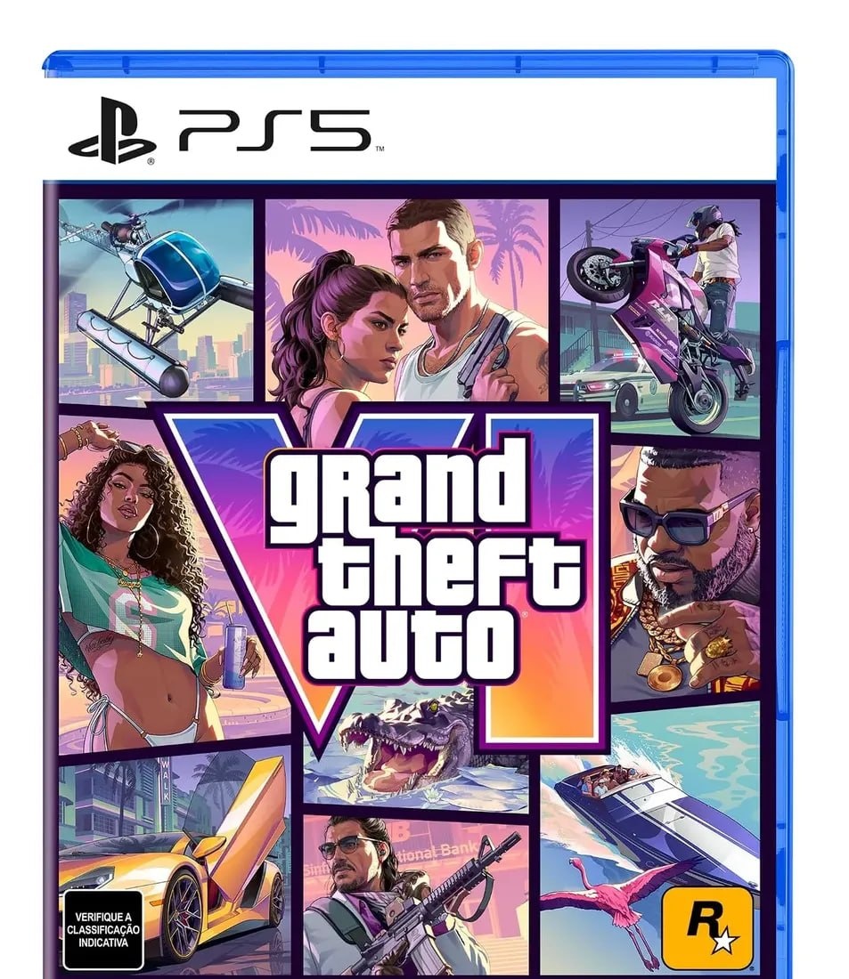 GTA VI - Playstation 5 Versão Standard Nacional BR