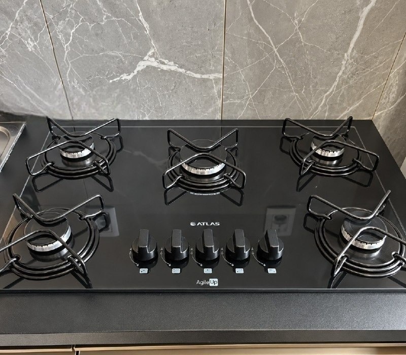 Cooktop 5 Bocas A Gás Atlas Agile Up