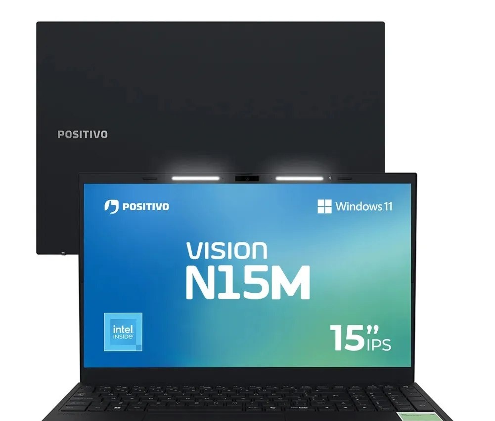 Notebook Positivo Vision N15M Intel N100 8GB RAM 128GB SSD Wi-fi 6