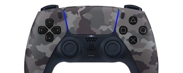 Controle Joystick sem Fio Sony PlayStation PS5 Gray Camuflado