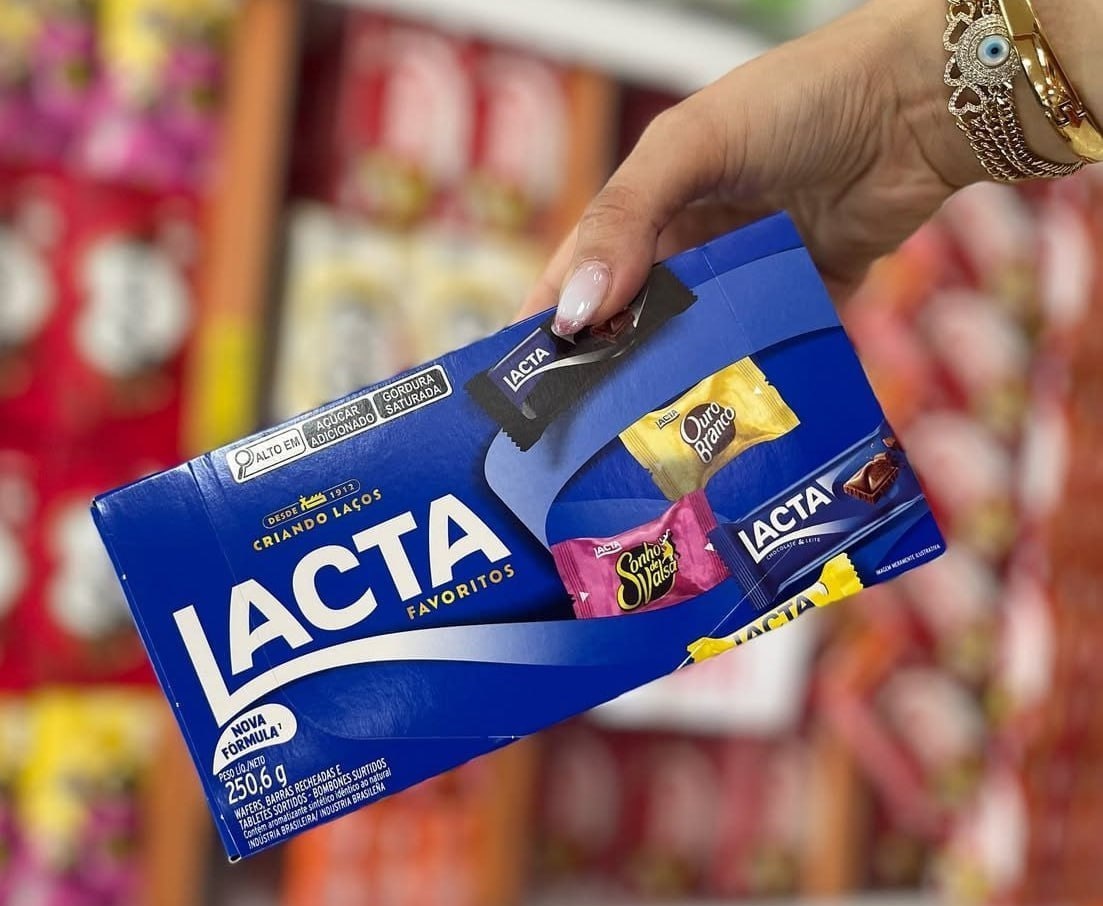 Caixa Lacta Favoritos chocolates 250,6g