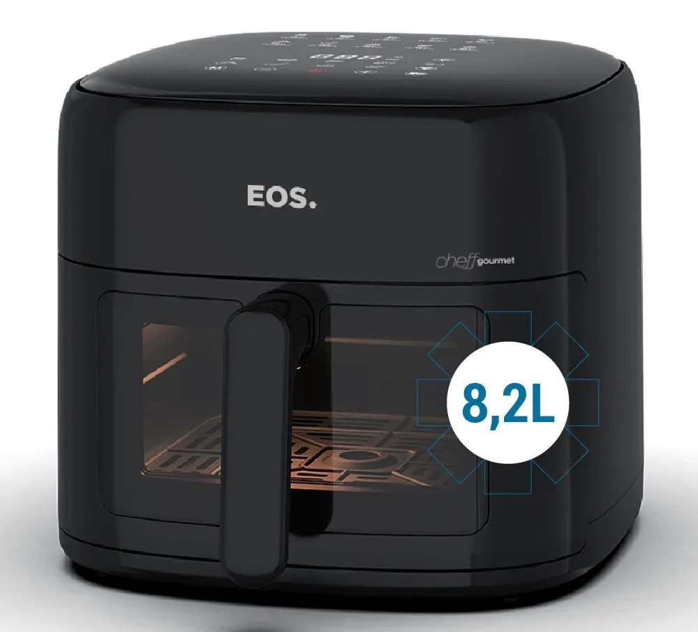 Fritadeira Air Fryer Eos Family 8,2l Digital Eaf80p 127v