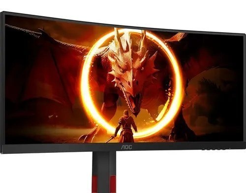 Monitor Gamer Curvo AOC Agon Quad 34 Ultrawide WQHD 180Hz 0