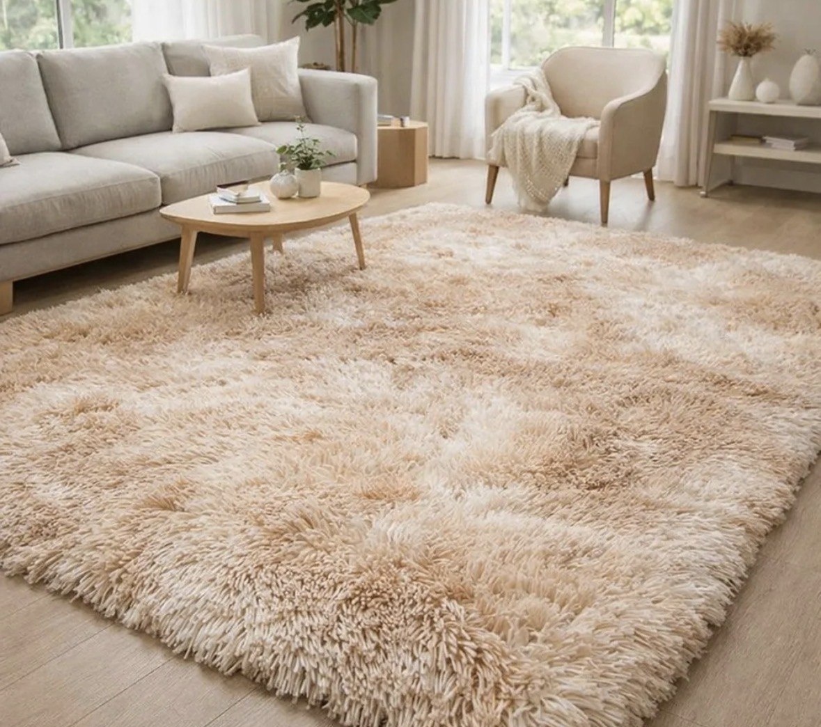 Tapete Sala 3,00x2,00 Grande Felpudo Peludo Macio Luxo Cores