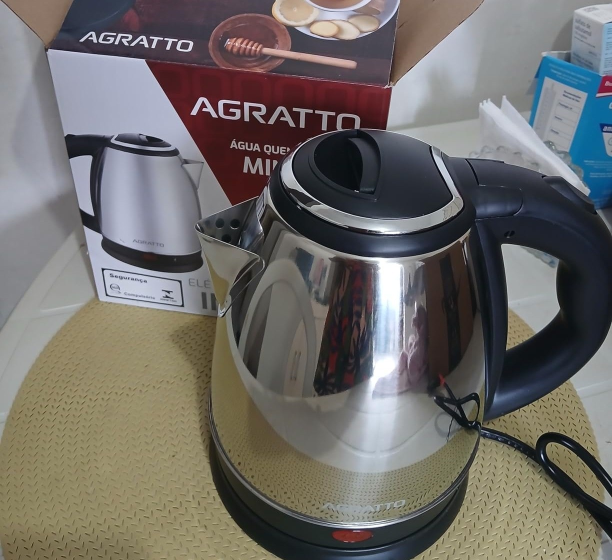 Chaleira Elétrica Agratto 1,8L 220v