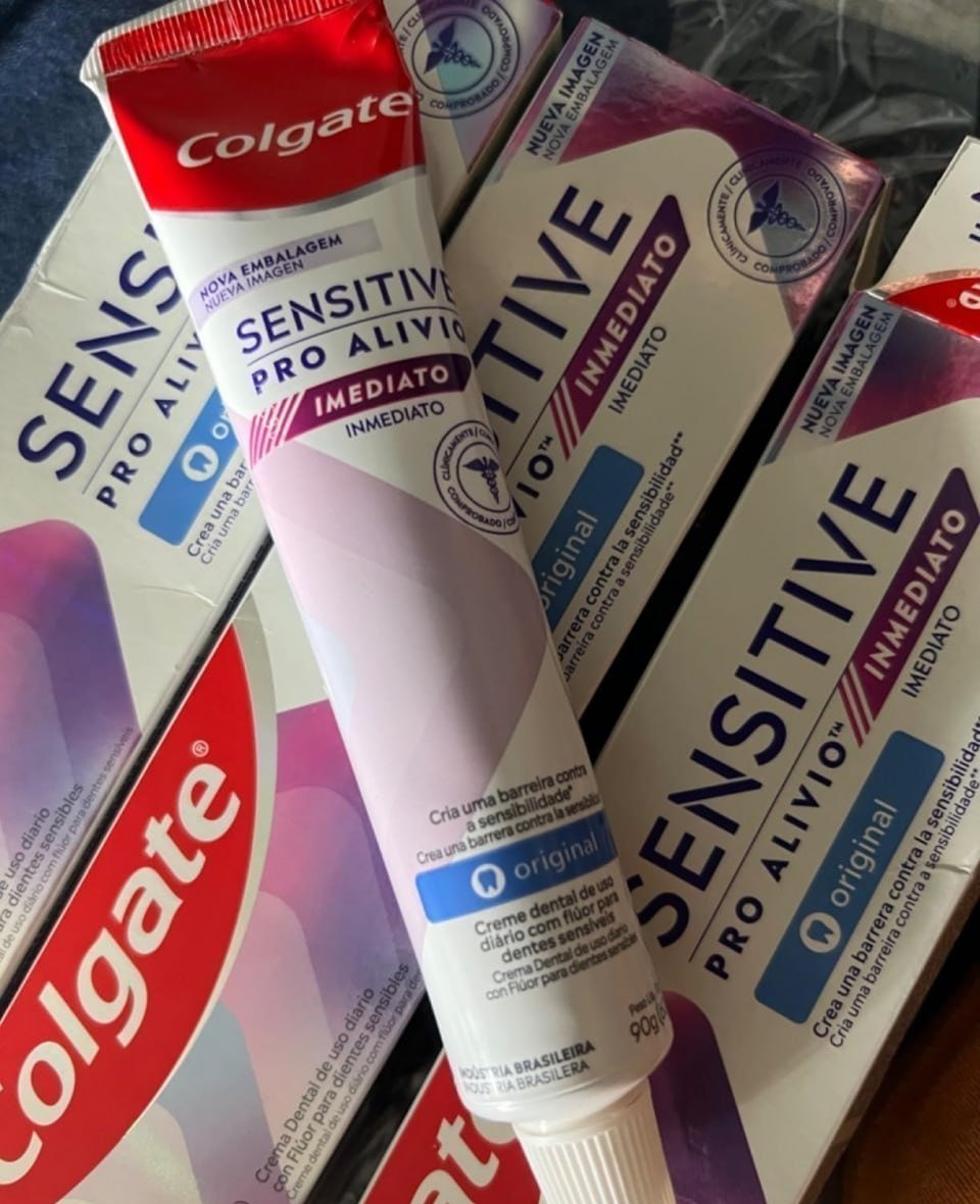 03 un. Colgate Creme Dental Sensitive Pro 90g