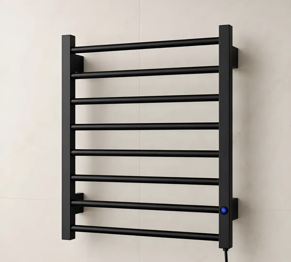 Toalheiro Térmico Aquecedor Toalhas Elétrico Preto  Branco