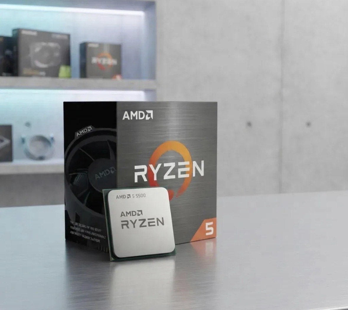 Processador AMD Ryzen 5 5500 3.6GHz 4.2GHz Max Turbo Cache 16MB AM4