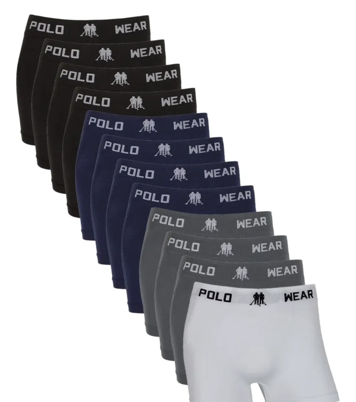 Kit 10 Cuecas Boxer Infantil Polo Waer Meninos