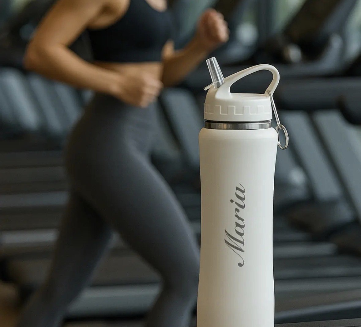 Garrafa Térmica Personalizada Com Nome 750ml Academia Esport