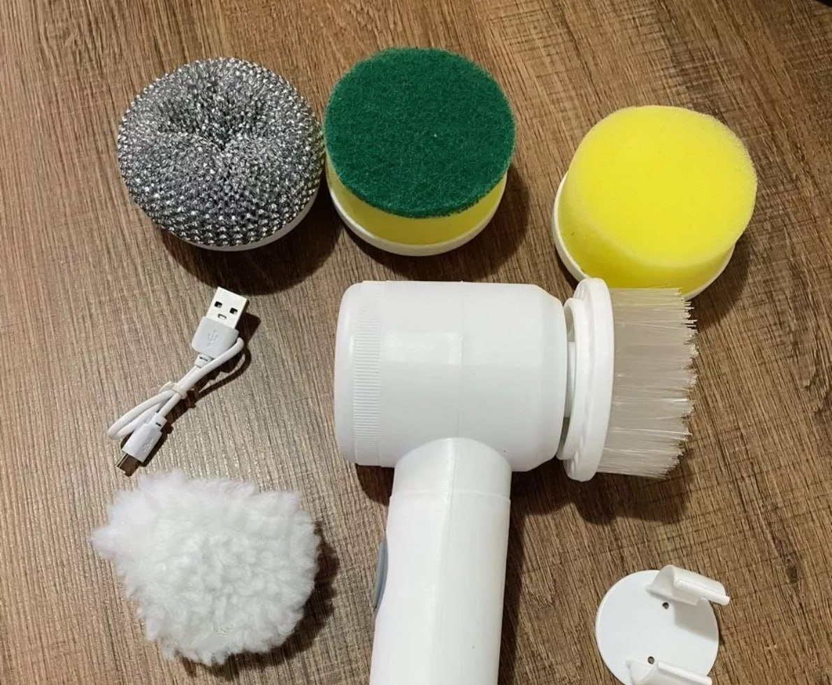 Escova de Limpeza 5 em 1 Sem Fio