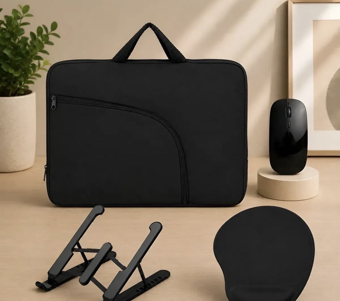 Capa Para Notebook Mouse Sem Fio Suporte Notebook Mousepad