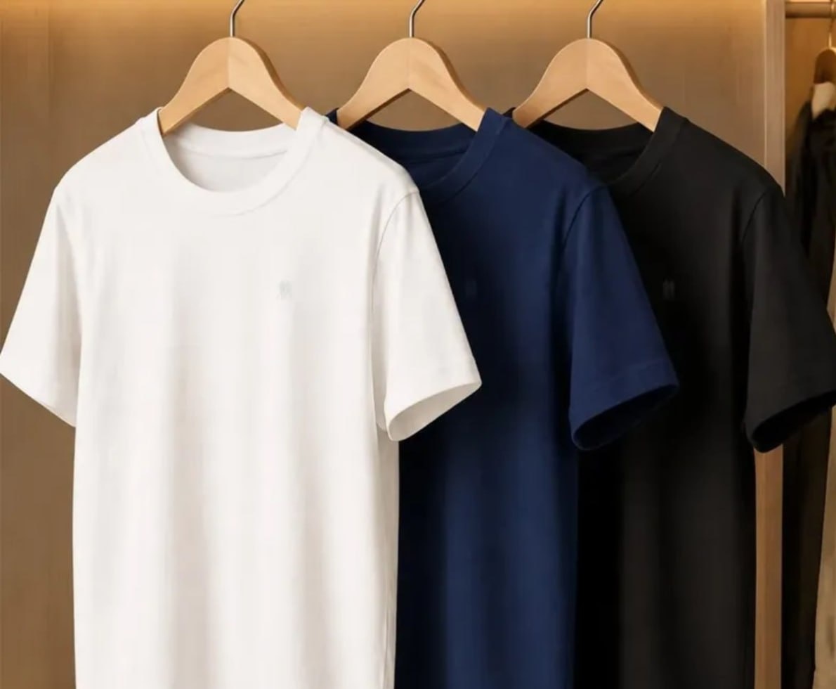 só de camiseta que não seja da época da escola