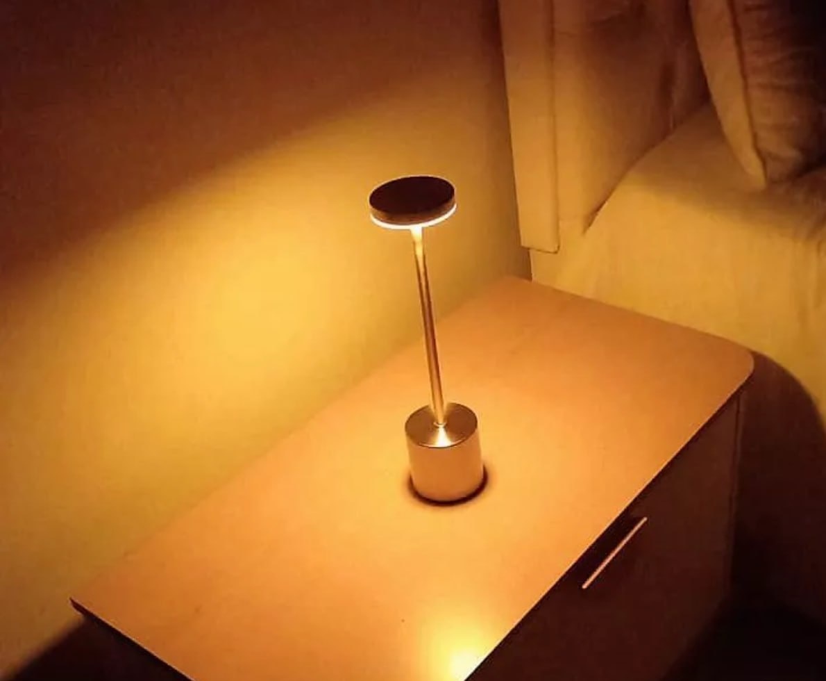 Luminária de Mesa Led 3 em 1 Recarregável Tipo C