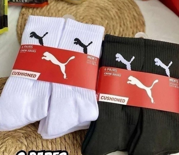 Kit 06 Pares de Meias Puma Cano Médio