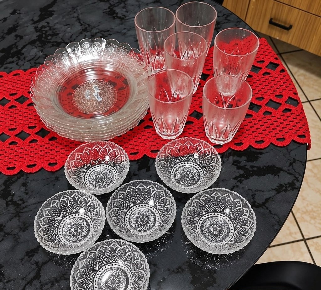 Aparelho de Jantar 18 Peças 6 Pratos Estrela