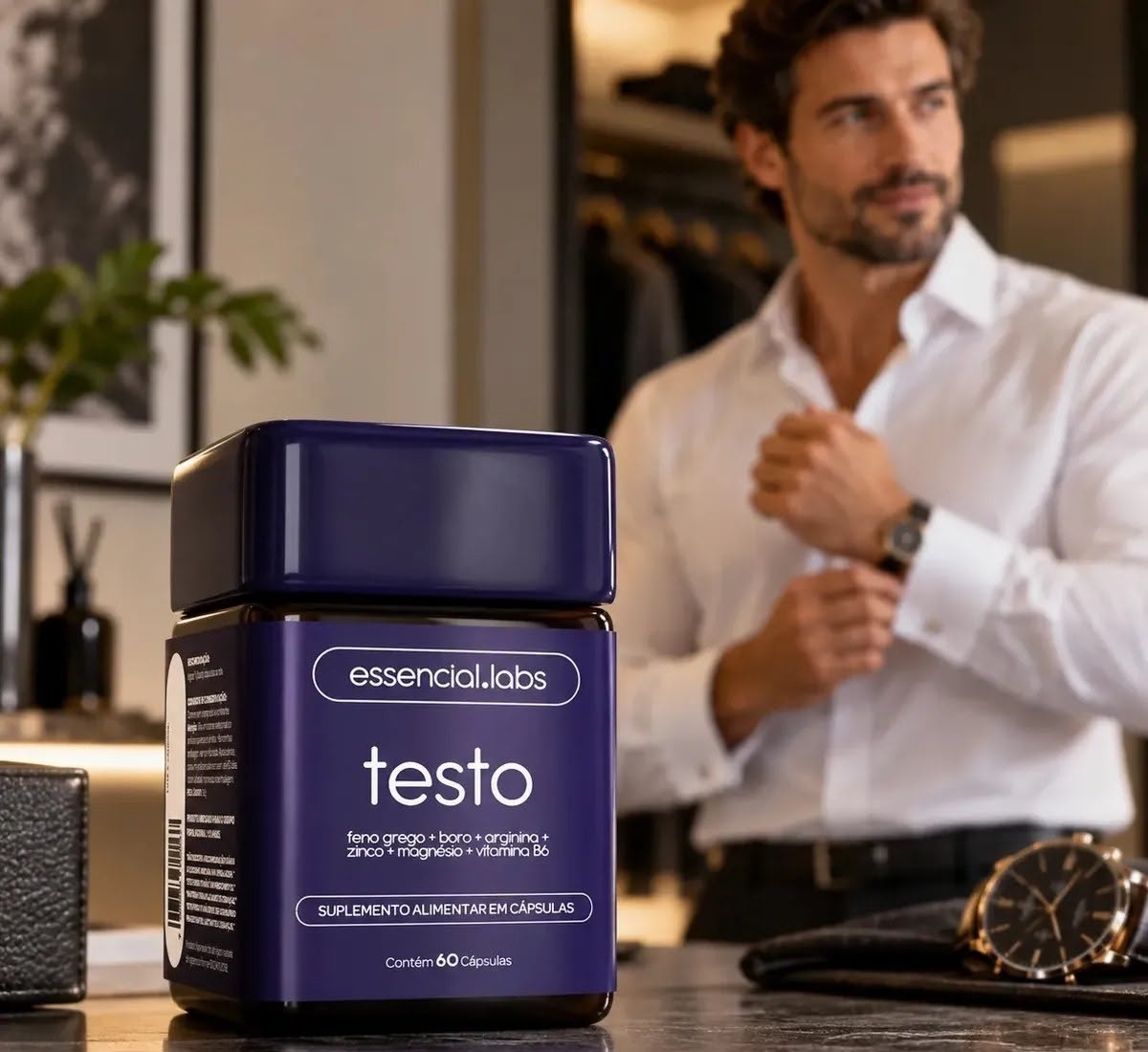 TESTO ESSENCIAL - Fórmula Exclusiva