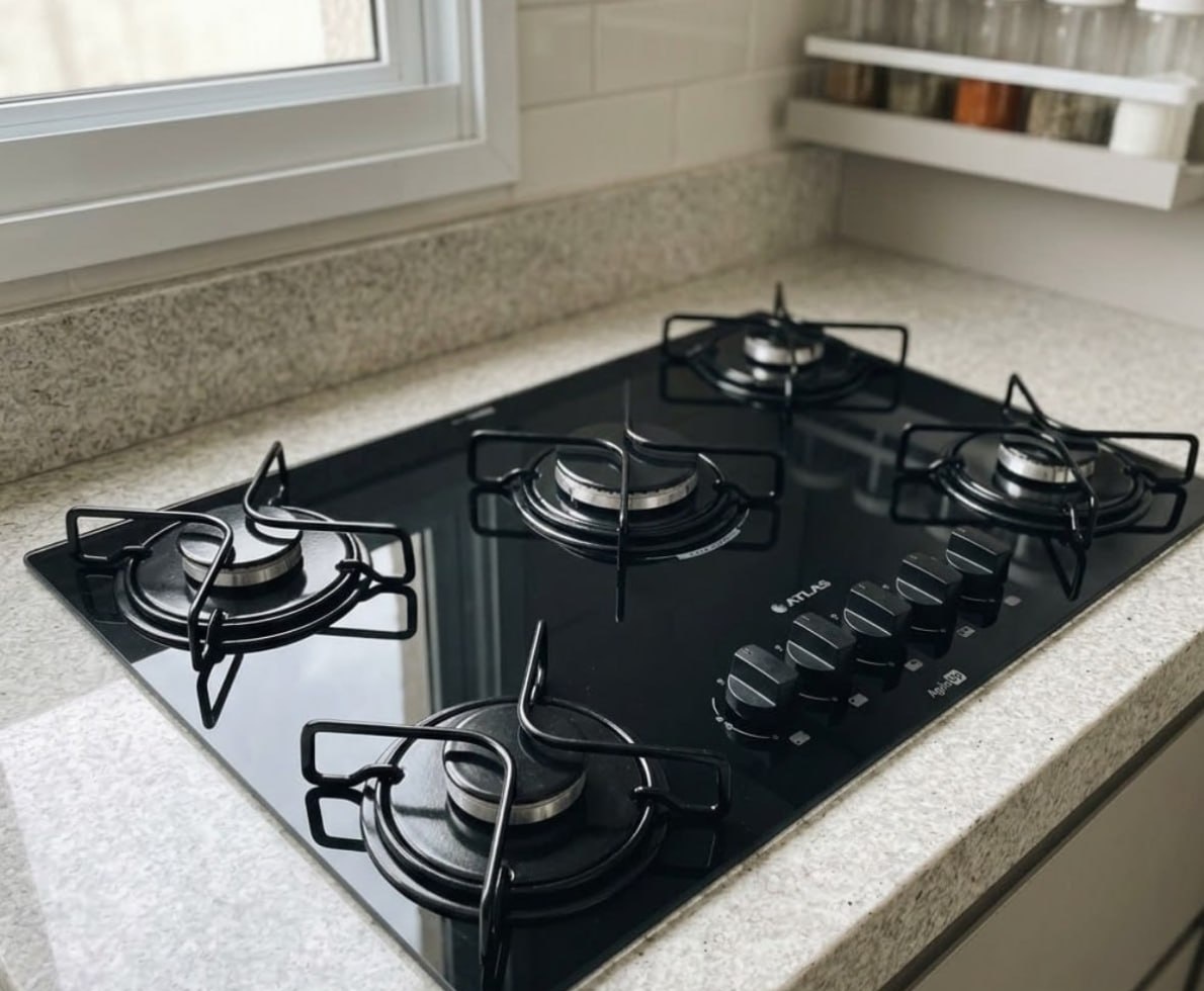 Cooktop 5 Bocas A Gás Atlas Agile Up