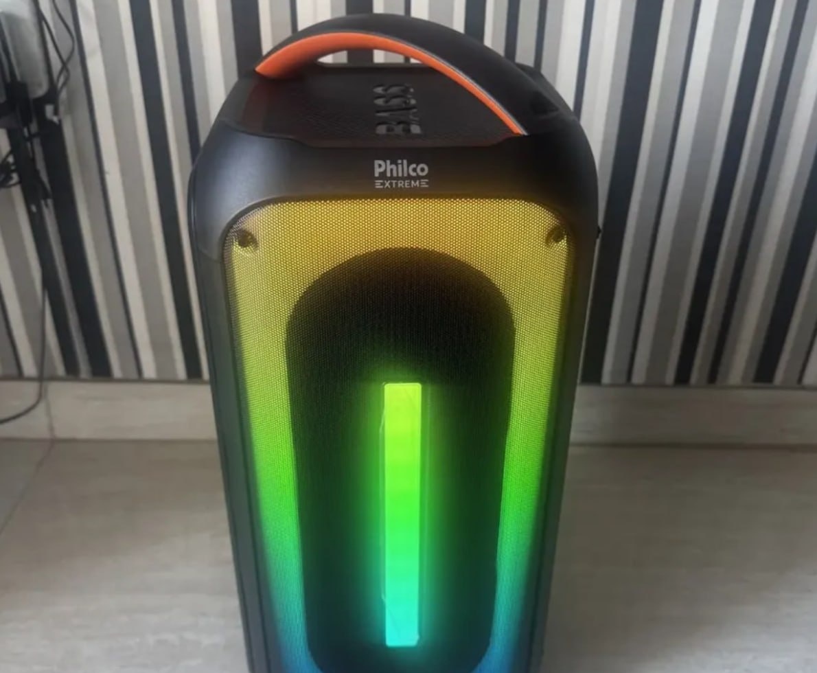 Caixa de Som PCX6700 Amplificada 650W de Potência Philco