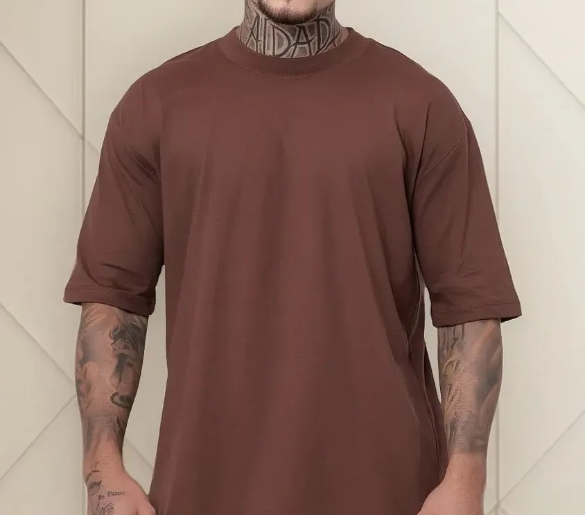 Camiseta Oversized Estampada Dmuniz Camisa Premium