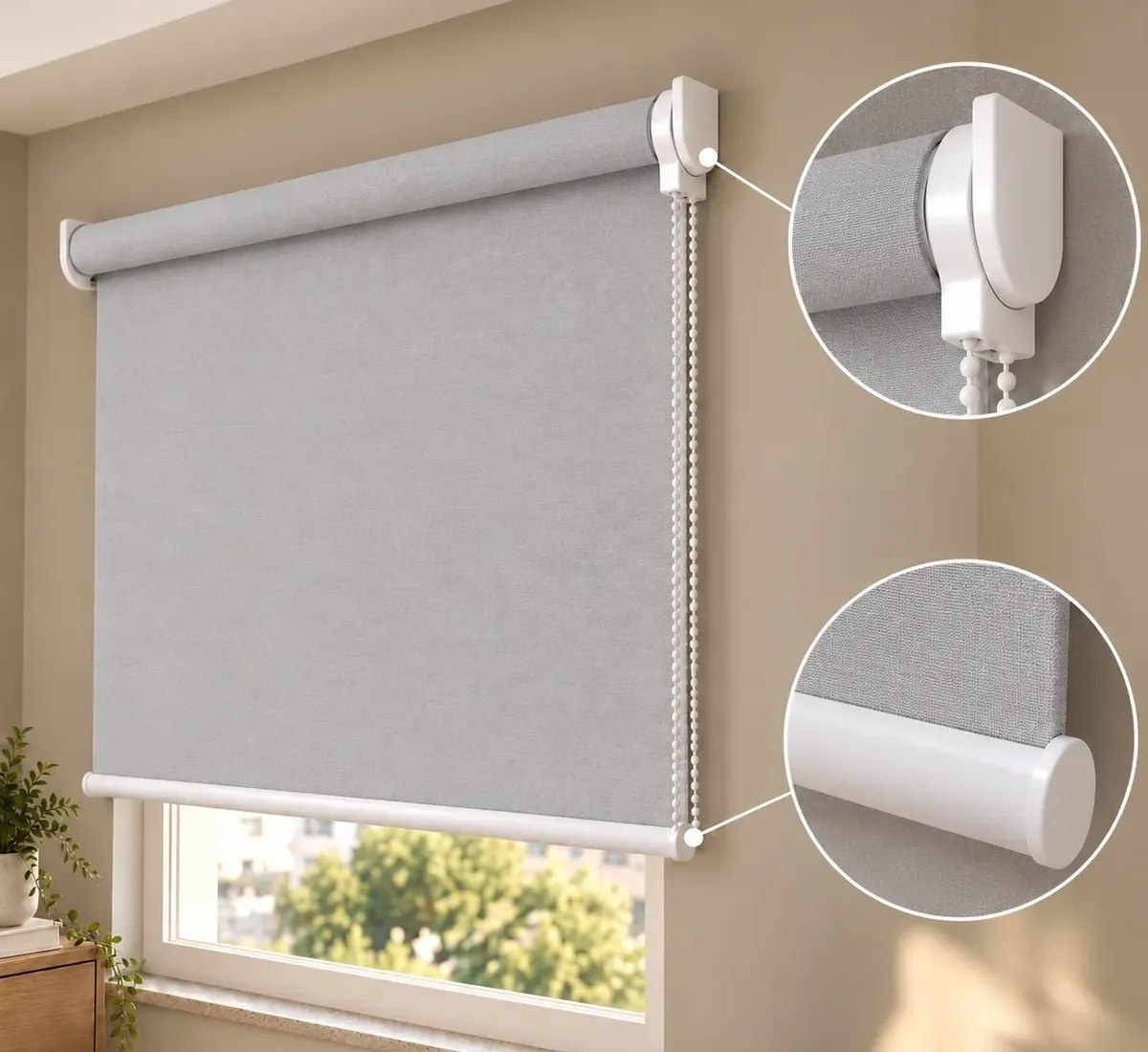 Cortina Rolo Blackout De Medida 1,50x1,50